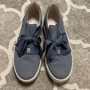 Gabor Cloud blue Sneakers with Ribbon Laces